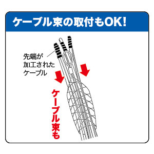 シングルグリップ 貫通型 - （DENSAN ケーブルグリップ｜ケーブル