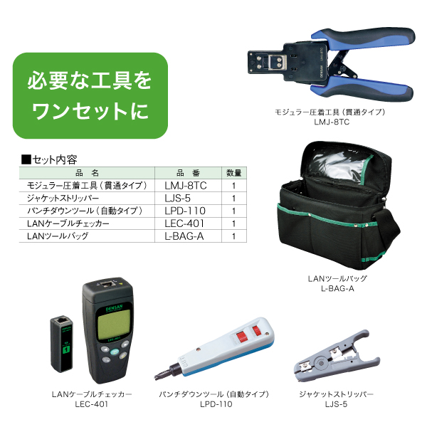 LANツールキット - （LANツールキット）：｜ 電設工具・電気材料・照明