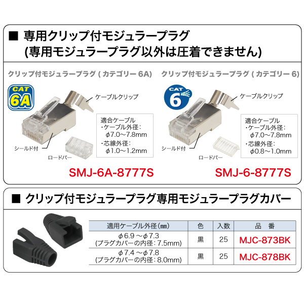 88％以上節約 スリーエムジャパン RJ45モジュラープラグ Cat6 100個入 VOL-RJ45PLG-6LBL