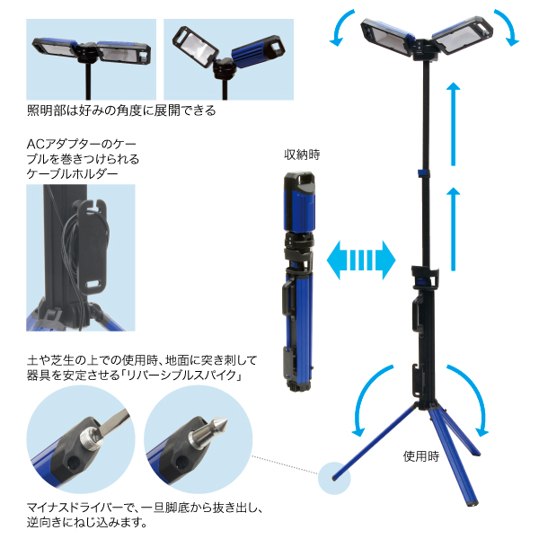 デンサン LEDプロジェクションライト(投照器) PDS-C01-100FL - 2